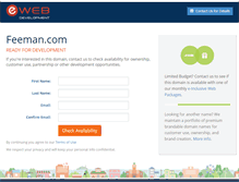 Tablet Screenshot of feeman.com